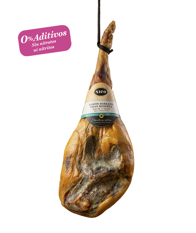 Jamón Serrano Gran Reserva Sin Aditivos