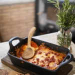 Pastel de calabacín y jamón