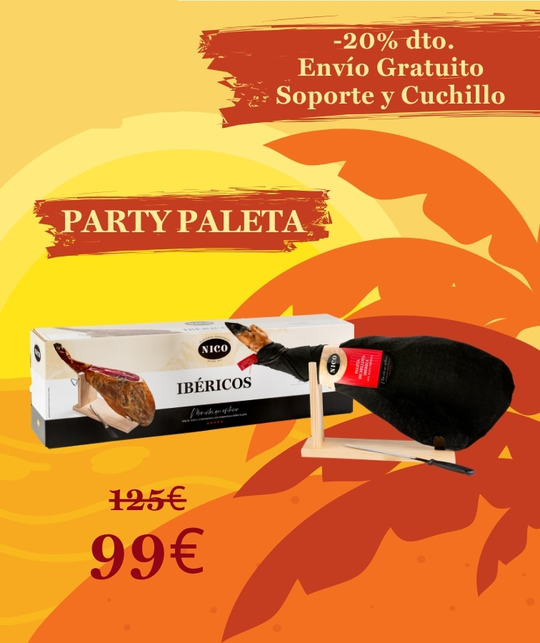 Lote Paleta de Bellota Ibérica 50% raza ibérica