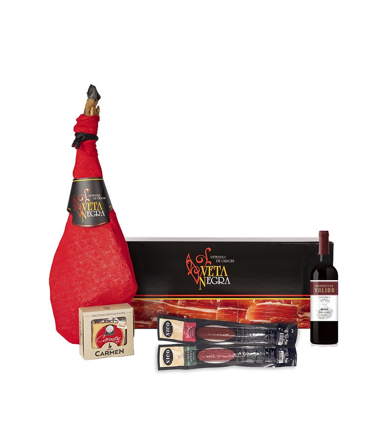 Lote Jamón Selecto Veta Negra