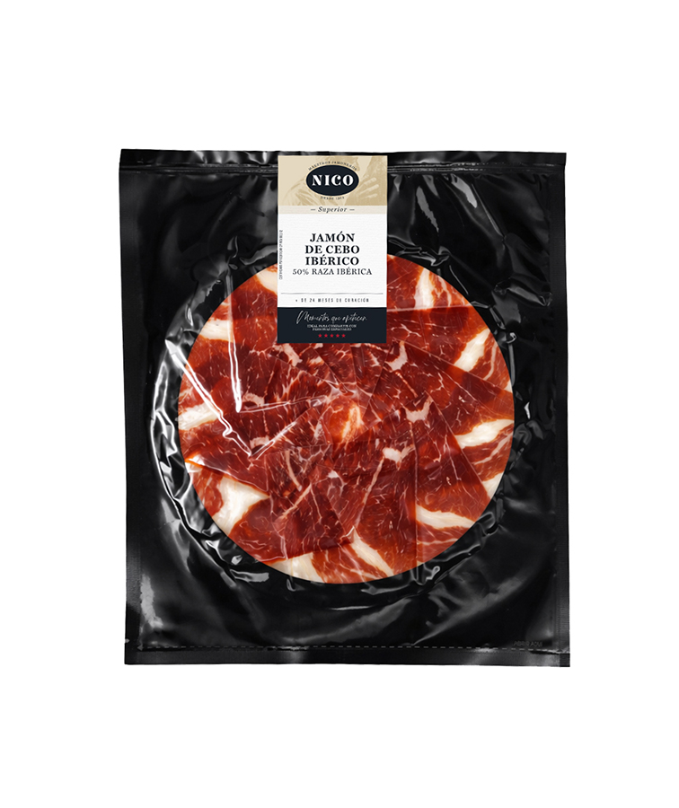 Plato jamón de cebo ibérico